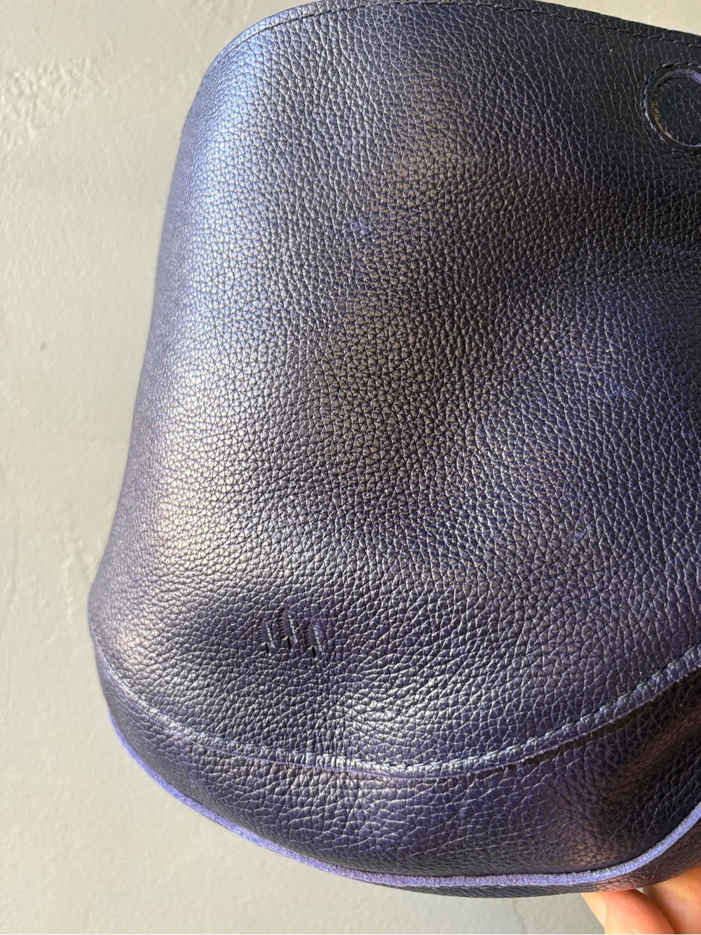 Portland Leather Navy Koala Sling Bag - Picture 4 of 11